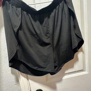 SHEIN Charcoal Elastic Waist Shorts